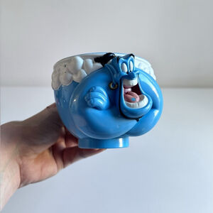 Disney Aladdin Genie Mug Plastic 3D Character Cup Collectible